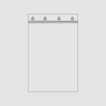 PE-LD Druckverschlussbeutel Tütchen 7 x 10 cm, 100 Stück